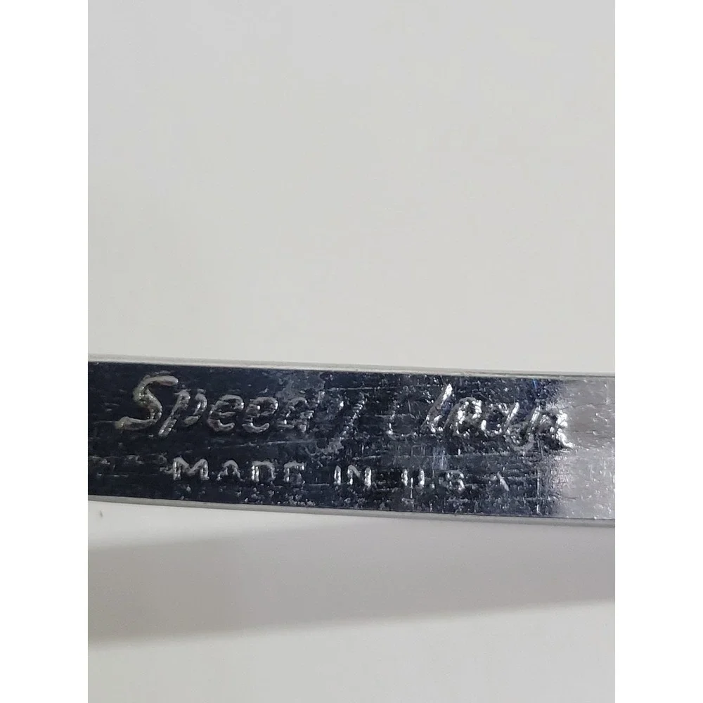 Speedy Clean Hooked Long Handle Slotted Serving Spoon Stainless 14